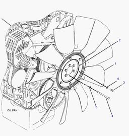 satın al C7 Motor Fan Blade 230-2892  325d Ekskavatör Yedek Parçaları online manufacture