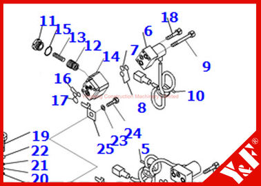 satın al PC300 - PC350 için 8 702-21-57500 Pilot Vana - 8 Ana Hidrolik Pompa online manufacture