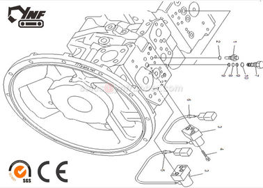 satın al PC200-7 702-21-55901 Ekskavatör Elektrik Parçaları Çelik Pilot Valfi online manufacture