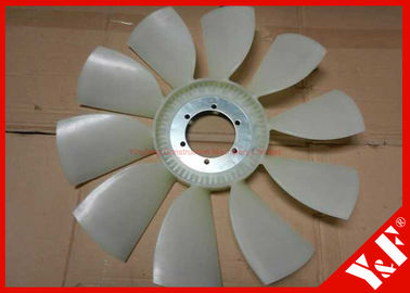 satın al 10 bıçaklar R210-5 Hyundai Ekskavatör Fan Blade D6BT motor 620-108-128-6T10 6 için soğutma delikleri online manufacture