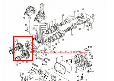 3100993/3100994 Hidrolik Pompa Dişli Hitachi Ekskavatör Aksesuarları