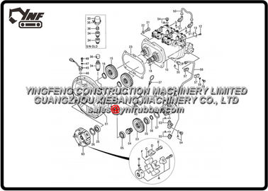 Hitachi Ekskavatör Yedek Parçaları EX200-5 EX200-5 200LC-5 210H-5 210LCH-5 Pompa Pompası Cihazı