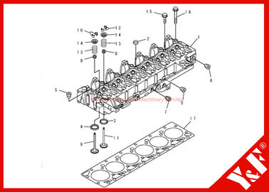 Dayanıklı Başkanı Silindir Assy 6735-11-1821 Conta 6731-11-1370